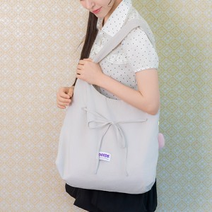 PEEPS Soft Ribbon Bag 리본숄더백 BEIGE