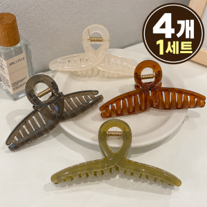 키워드 : 대형 헤어집게핀 / 제품명 : 데일리 올림머리 대형 헤어집게핀 세트