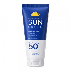 앤서나인틴 올데이 쿨링 대용량 수분 선크림 200ml SPF50  PA